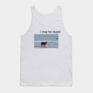 I May Be Stupid shirt | meme T-shirt, funny shirt, gag shirts Tank Top